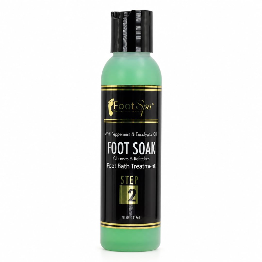 FOOT SPA - Foot Soak, Softens, and Refreshes - Made with Eucalyptus and Peppermint Oil – 4 Oz