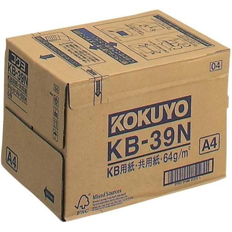 Amazon | コクヨ コピー用紙 A4 白色度80% 紙厚0.09mm 2500枚