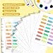 1 Pack Watercolor Swatch Book for Artists 140Lb 100% Cotton 15 Sheets Acid-Free Travel Size Painters Color Diary Spiral-Bound A5 Watercolor Journal Paper for Oil Pastels with Glassine PVC Cover