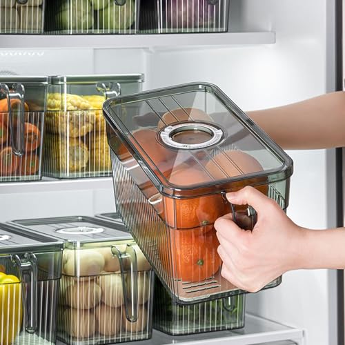 Recipientes frescos para cocina y cajas de pan para refrigerador 8