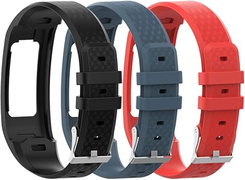 Miniatura 2 de QGHXO Correa para Garmin Vivofit 1  Vivofit2, correa de repuesto de silicona suave para Garmin Vivofit 1  Vivofit 2 Activity Tracker, pequeña,