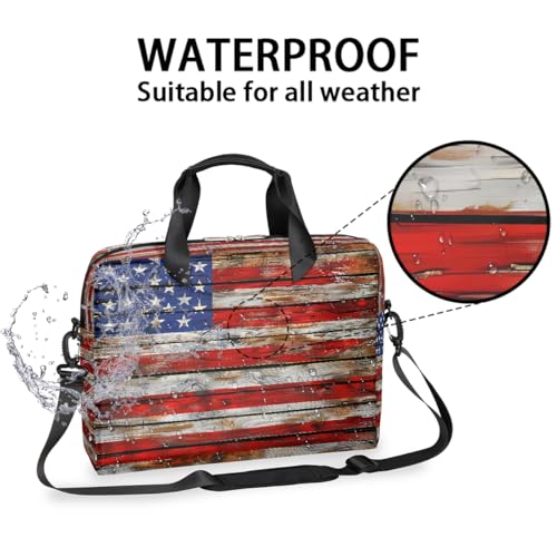 Bolso para Laptop con diseño retro americano 13-16 pulg miniatura 3
