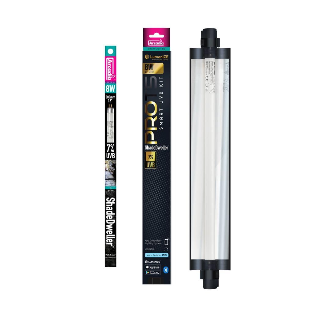 Arcadia LumenIZE Pro T5 SMART UVB Kit, ShadeDweller, 7% UVB, 8 Watt