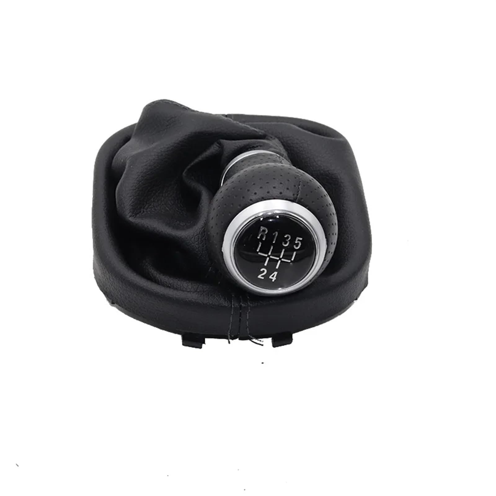 HSUKIHO Car Shift Knob Cover for VW for Touran for Caddy MK2 (2003-2010) (2004-2009) 5/6 Speed Car Shift Gear Knob Lever Gaitor Boot Cover(5 Speed Type 6)