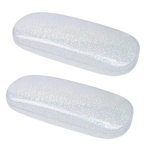 Image of ABAJI Eyeglasses Case Kids Students Reading Glasses Organizer Hard Shell Lint Lining Snap Close Men Women Boys Girls