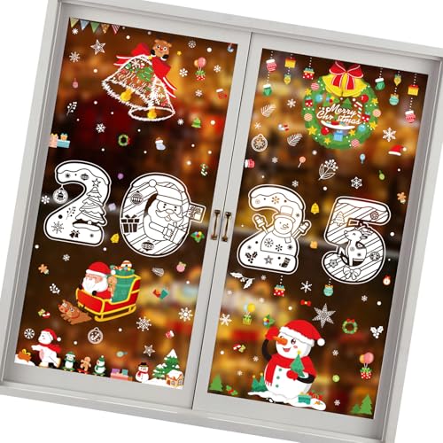 Adhesivos Navidad Escaparates Marca XINYIN