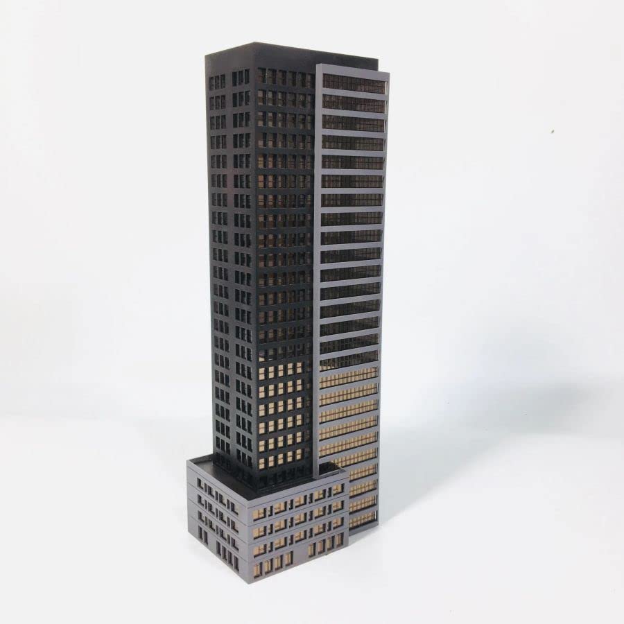 BENME SHF Scale Gray Reflective Glass Integrated Building 1:300