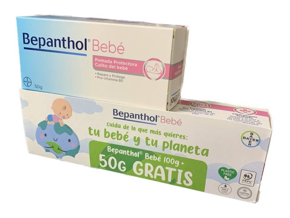 BEPANTHOL BEBE. Pomada protectora Culito del bebe. PROMOCIÓN ESPECIAL 50 Gr GRATIS. TOTAL 150 gr.