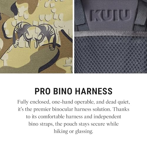 Image of KUIU PRO Bino Harness - Waterproof, Adjustable, One-Hand Lid, Custom Foam Shims, Hydration Rig Compatible Binocular Harness