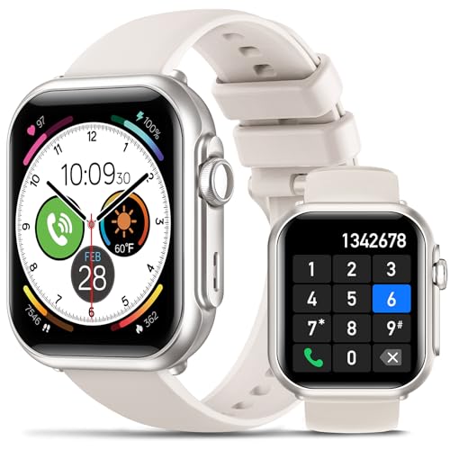 BANLVS Montre Connectée Homme avec Batterie 1000mAh, 1.85'' AMOLED Smartwatch Homme avec 120+ Modes Sportifs/5ATM Étanche/SpO2/Fréquence Cardiaque/Sommeil, Fitness Tracker pour Android iOS, Gris
