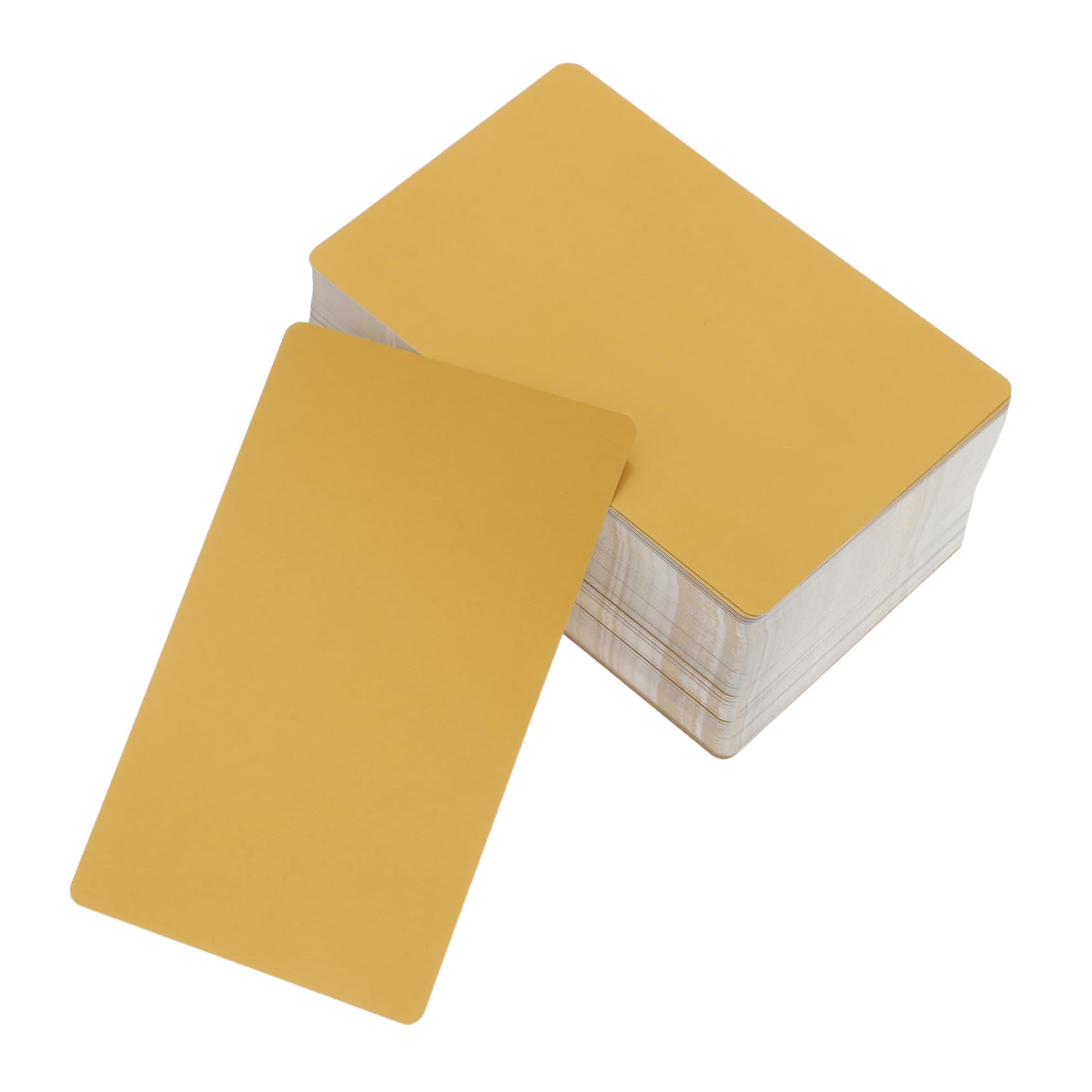 Homoyoyo 200 Tarjetas de Visita de Metal Dorado para Grabado Láser, Aleación de Aluminio, Lienzo en white para Estampado, Ideales para Eventos Corporativos y Networking