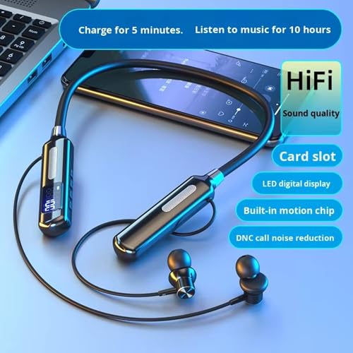 Image of iFAST Digital Display Motion Sensors (Step Counting; Stopwatch etc.) |Noise Reduction; Voice Assistance; Dual Pairing; Plug-in Cards Mode [ Black ]