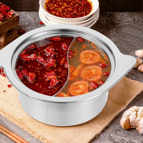 Casserole compartimentée anti-mélange pour deux bouillons - 7
