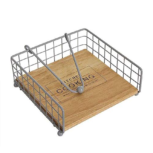 Dcasa Metal Servilleteros Almacenaje bajo balda Artículos para el hogar Unisex Adulto, Color, única