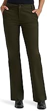 Lee Women's Wrinkle Free Mid Rise Bootcut Pant