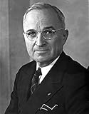 Harry Truman Close Up Portrait in Classic Photo Print (8 x 10)