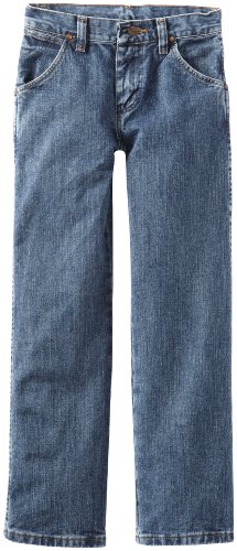 Pantalones vaqueros de corte holgado para niño que evitan roturas en el parque