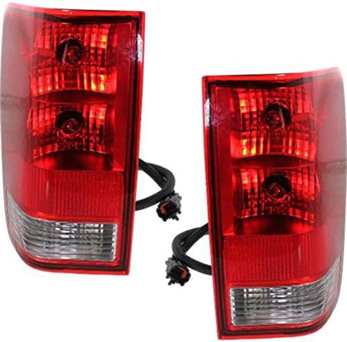 Garage-Pro Tail Light Assembly Pair for Nissan Titan (2004–2015) with Bulbs
