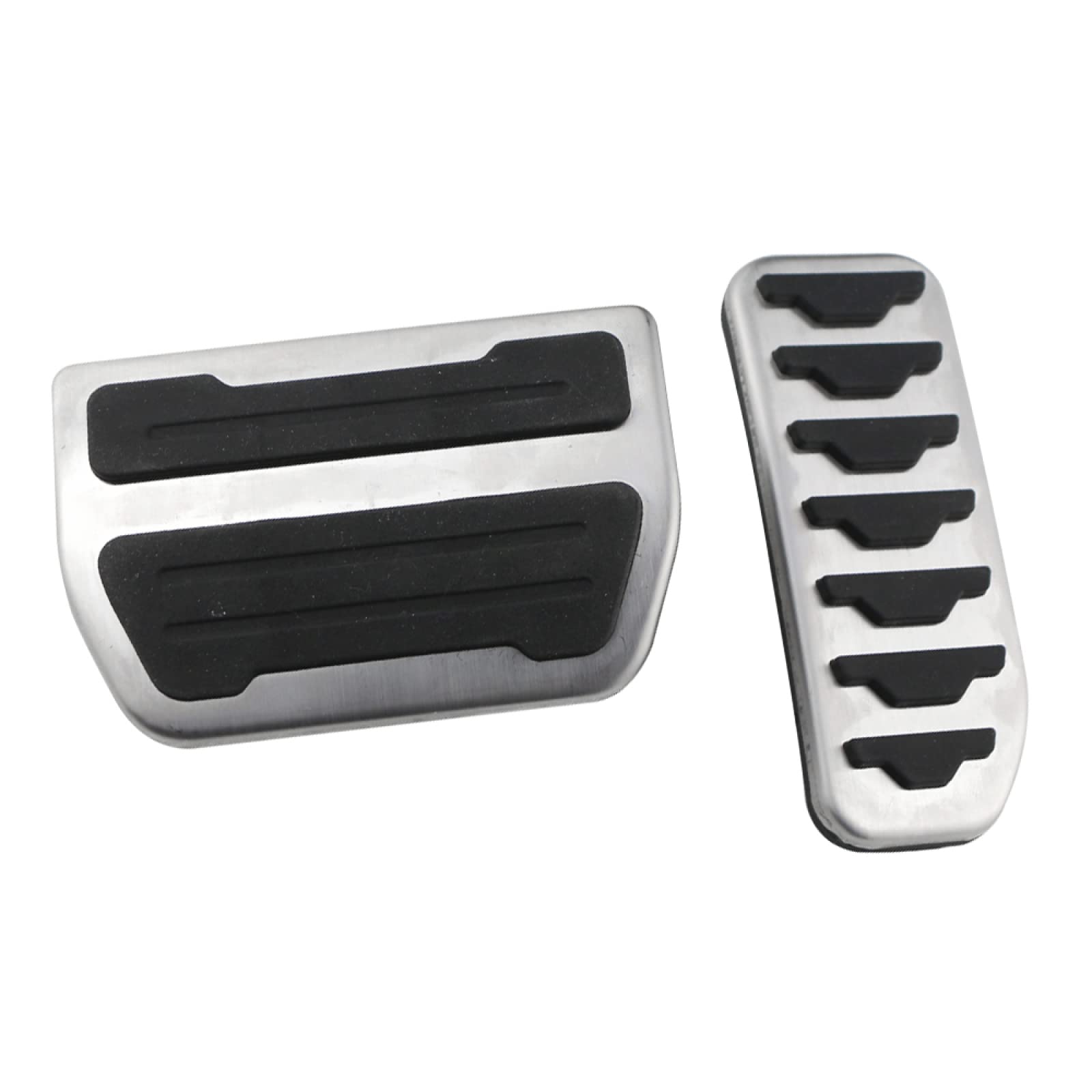 Cubrepedales Para Range Rover Evoque (2012-2022) - Acero Inoxidable Y Goma, Incluye Reposapiés