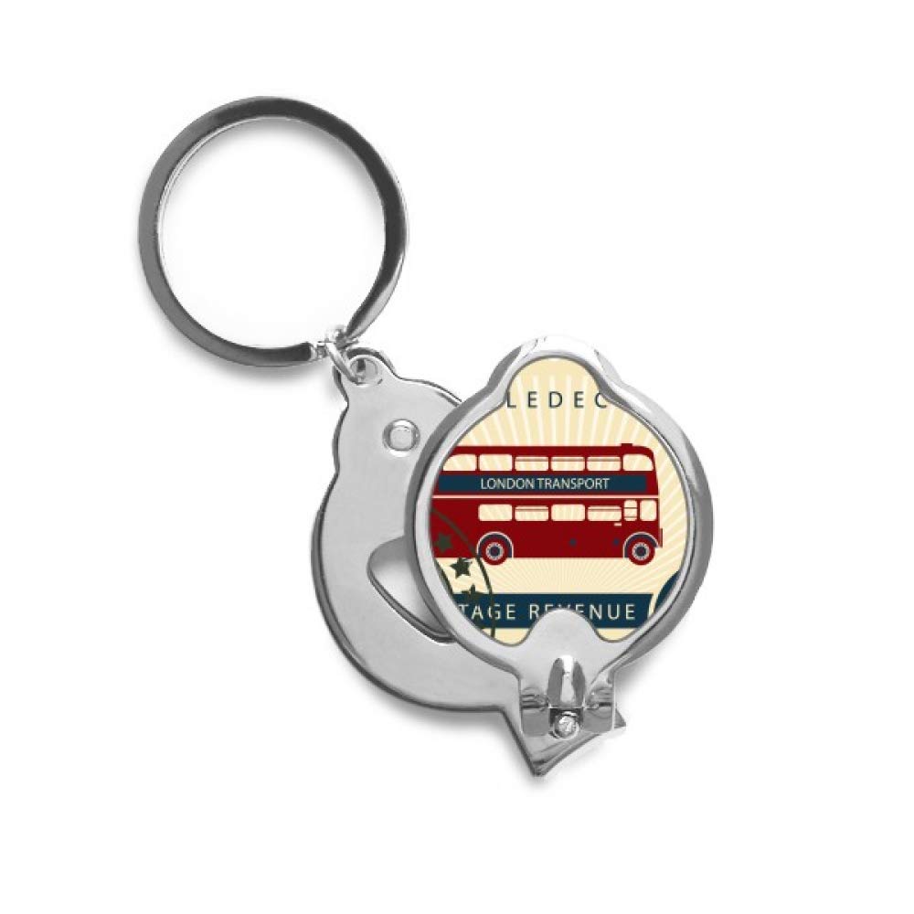 Coupe-ongles Londres Angleterre avec timbre double-decker pour manucure