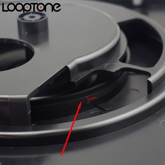 LoopTone 2PCS Turntable Belt Replacement for Retro Vinyl Record Player Fit for all kinds of Belt-driven Turntables