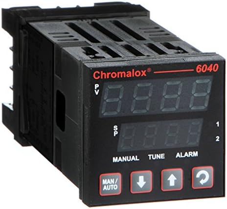 Chromalox 314640 40 Series 1/16 DIN Temperature Controller, 6040-RRR000 Relay(2 Amp resistive at 240 VAC)/Relay/Relay