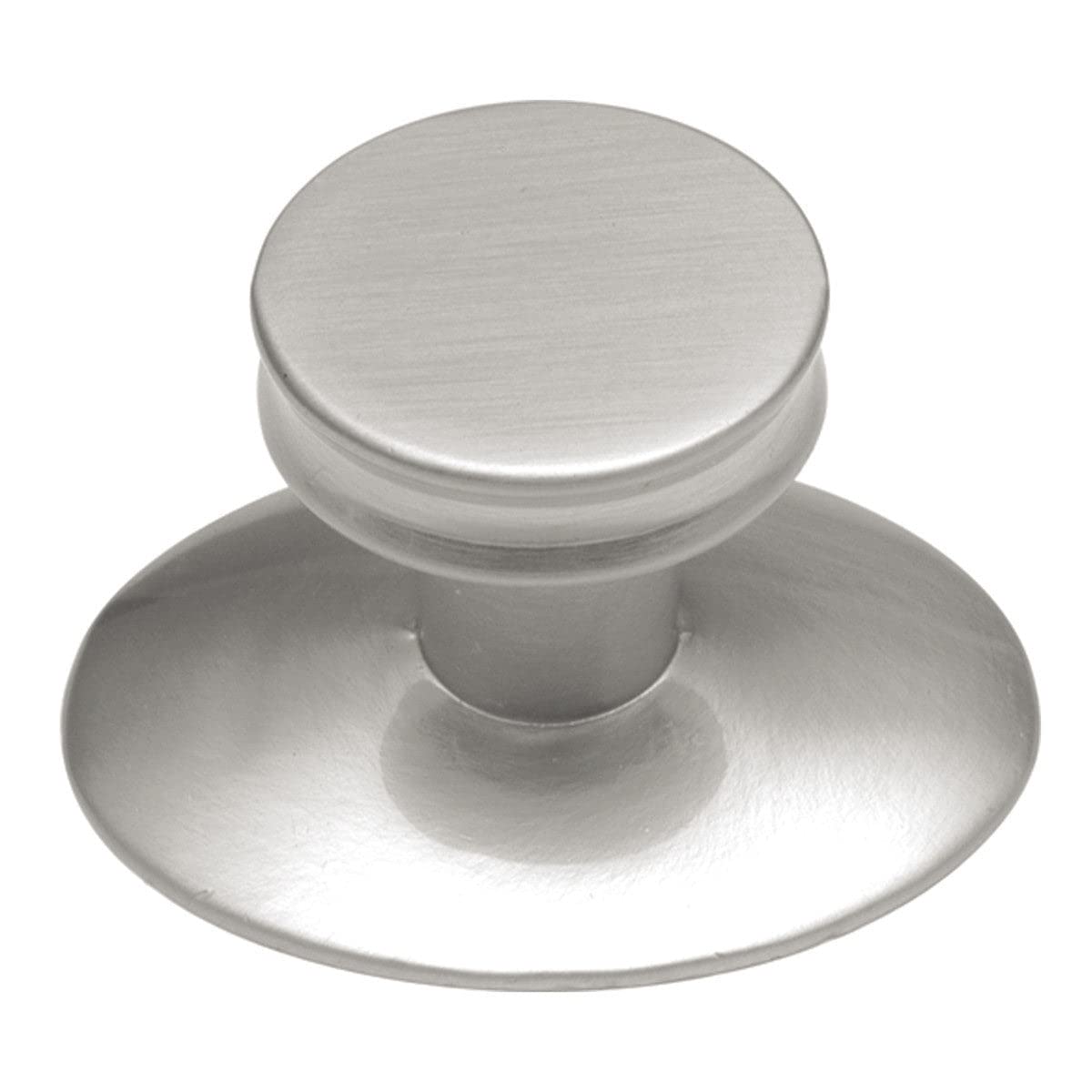 Bouton de cabinet Metropolis bouton de meuble cuisine tiroir nickel satiné K65-SN