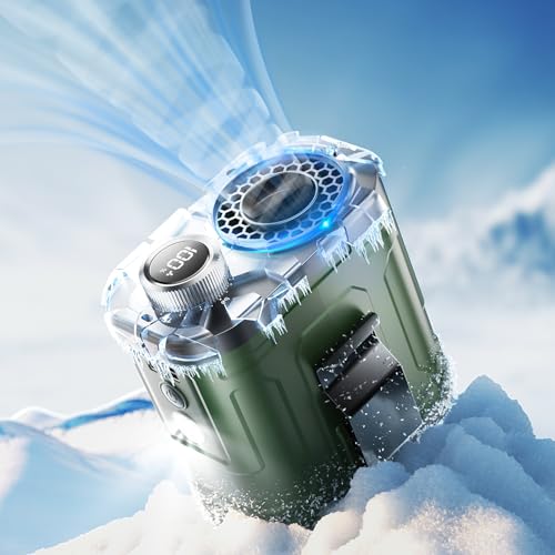 ONRIU 腰掛け扇風機 ベルトファン【一台4役・12000mAh大容量】 最大45時間動作...