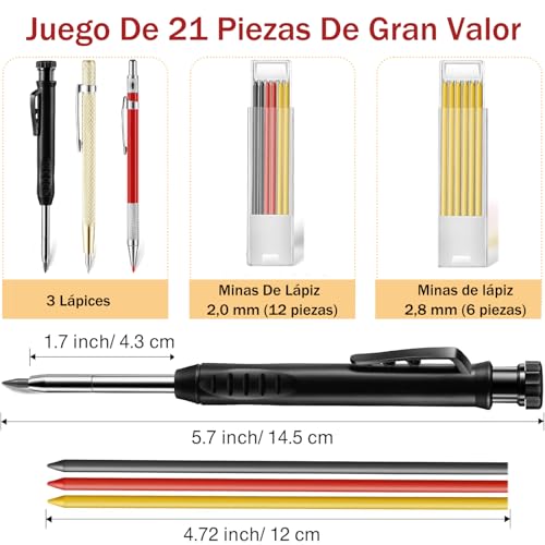 Lápiz para carpintero 17 Imagen adicional