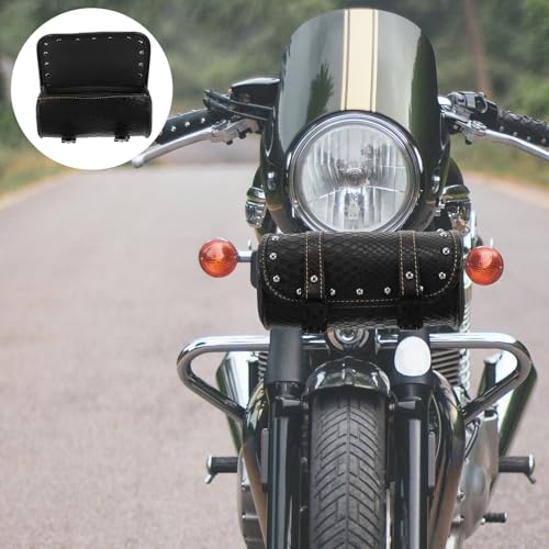 Bolsa de silla para motocicleta Mikinona patrón, pequeña, liberación rápida, organizador trasero y delantero, impermeable, mini almacenamiento de herramientas para moto miniatura 4