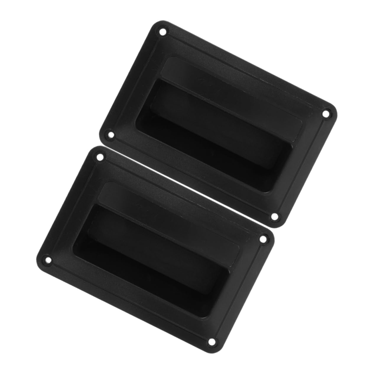 VILLCASE 2pcs Durable Plastic Speaker Handle Replacement Kit for Safe Transport and Easy Installation Versatile Grip for Speaker Cabinets and Essential Audio Accessory