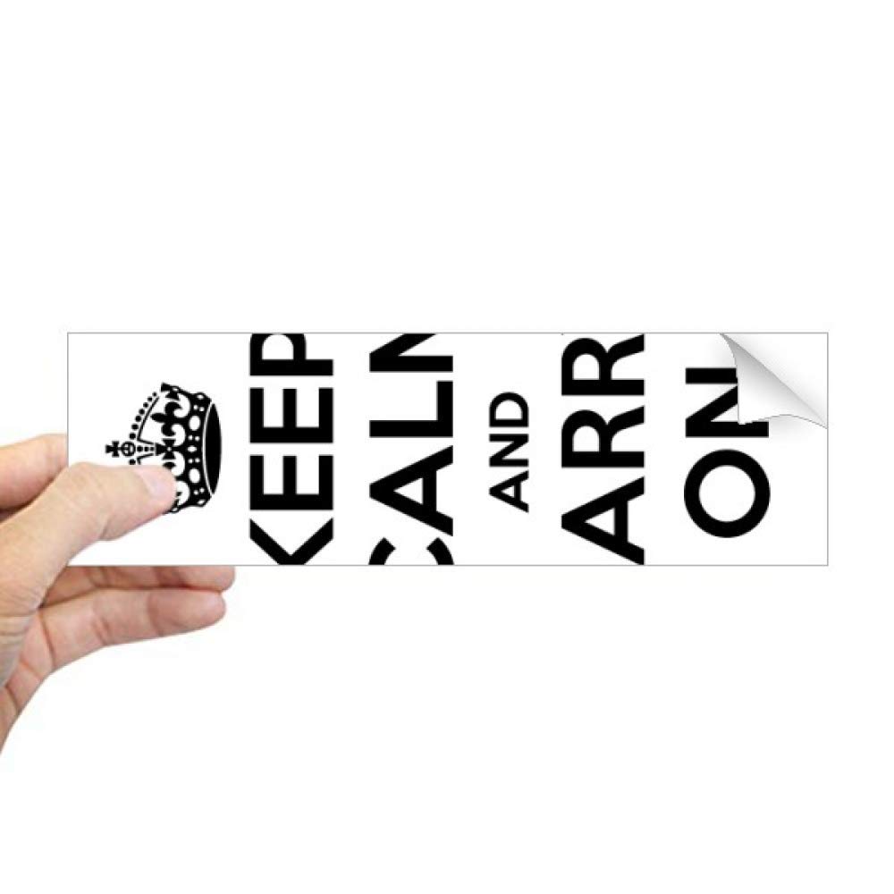 Sticker rectangulaire Keep Calm pour habiller une fenêtre transparente