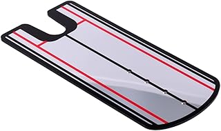 BESPORTBLE Acessórios De Golfe Acessórios De Prática De Auxílio À Prática Acessórios De Correção De Espelho De Prática De Putt Calçados Esportivos Corretor De Postura De Ação Vermelha