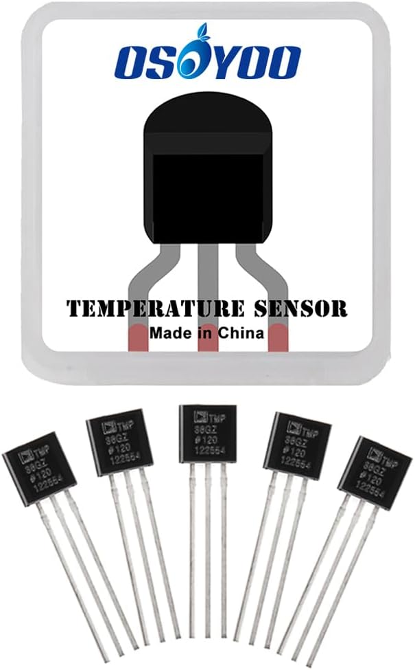 5X TMP36 Temperature Sensors Low Voltage Low self-Heating Precision Linear Analog Output for Arduino Raspberry Pi