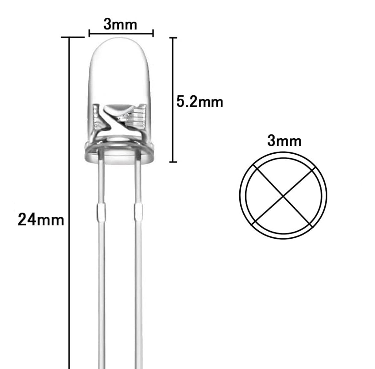 LED 5mm Red Blinking Ultra Bright WEERD02-B1S
