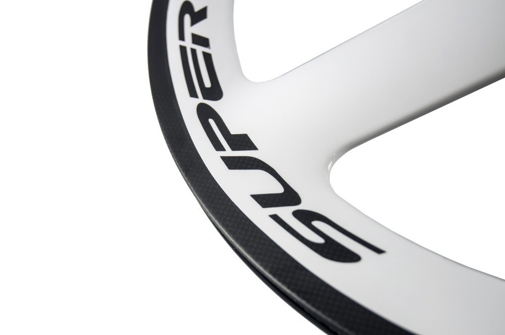 Amazon.co.jp: Superteam 700C フロント 56mm 5スポークホイール リア