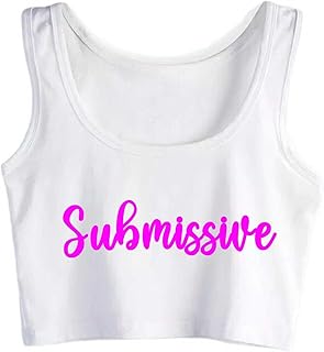 apsra trader Submissive Crop Top Daddy DDLG Tank Top Cum Slut Clothing Daddys Slut Sleeveless-picture-41