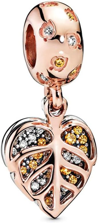 9 Pack Silver Bead Charms for Pandora Bracelets and Necklaces Charm for Woman， Dangle Pendant Beads Set - Image 4