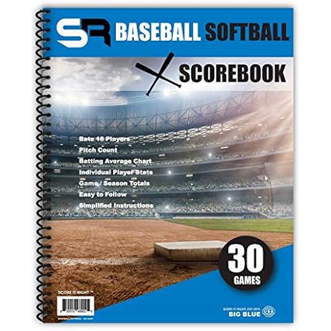 SR Baseball/Softball Scorebook “Big Blue” Cover