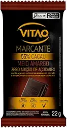 Chocolate Meio Amargo Zero Açúcar