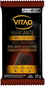 Chocolate Meio Amargo Zero Açúcar