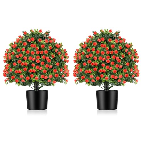 Goplus Rose Topiary Ball Tree