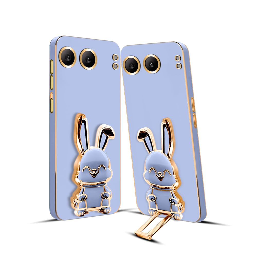 KARWAN®️ 3D Bunny with Folding Stand Back Cover Case Compatible for Oneplus Nord 4 | Slim electroplated case | Stand case | Soft TPU | Space Astro Theme | Camera Protection-Blue (B0D9QL1NBP) Amazon Price History, Amazon Price Tracker