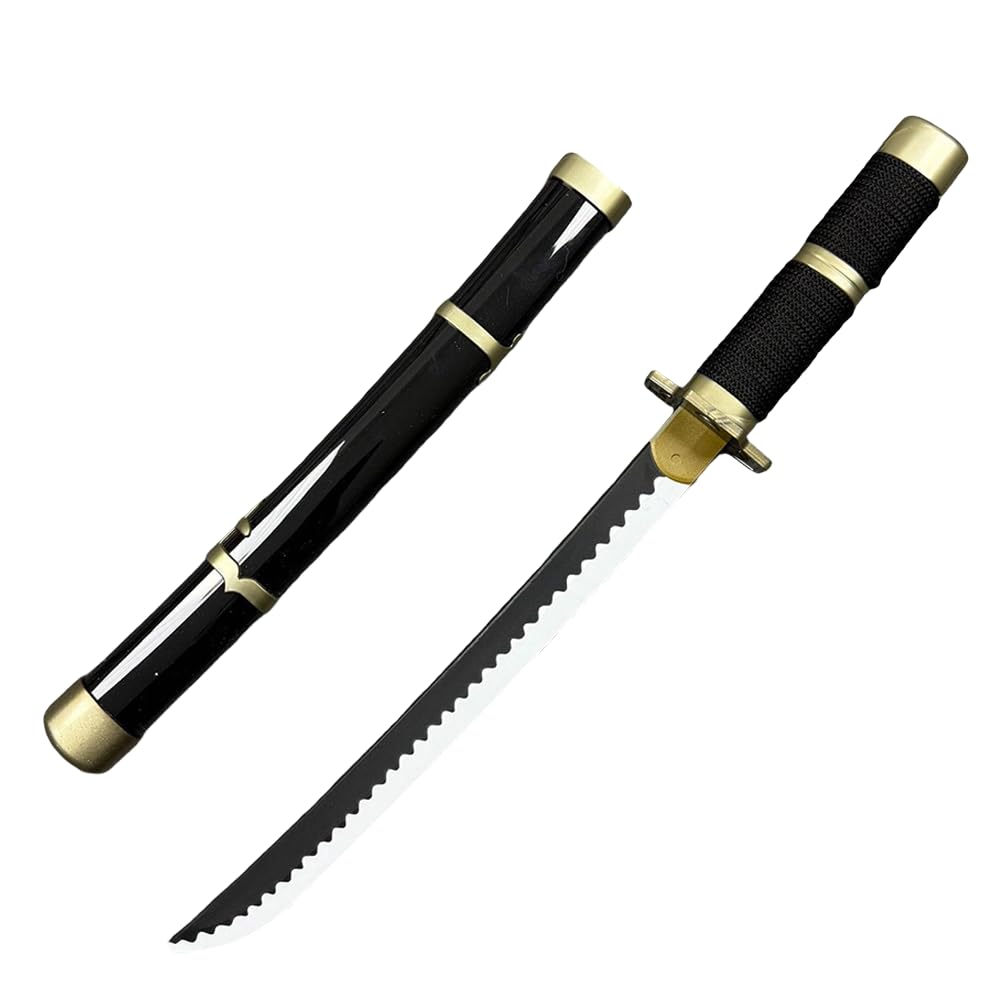 Zoro Black One Piece Wooden Katana Sword for Cosplay | Anime