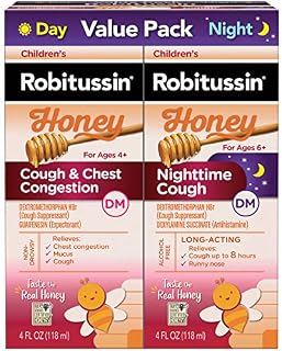 Children's Robitussin Honey Cough & Chest Congestion Dm & Nighttime Cough DM Day/Night