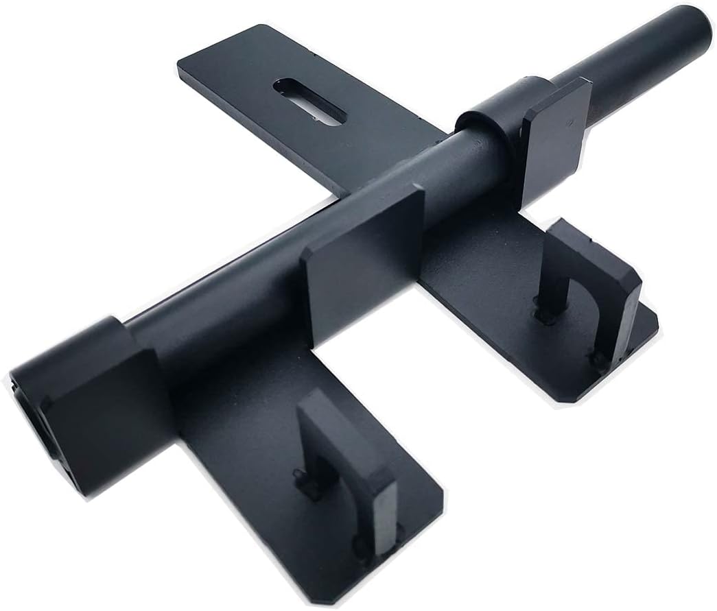 Heavy Duty 3/4″ Slide Bolt Weld-On Steel Gate Latch – Powder-Coated Black Finish, Large Security Slide Bolt for Metal Gates & Doors
