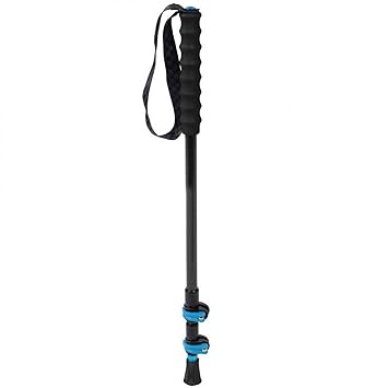 Walking Stick Collapsible 3-Sections Trekking Hiking Poles Carbon Fiber Trekking Poles Travel Camping for Hiking Mountaineering