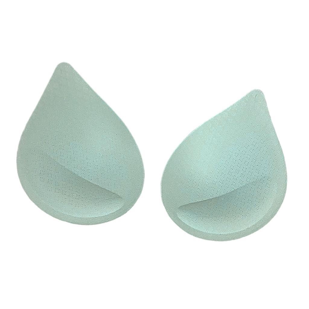 2x Bra Cups Inserts Removable Breast Enhancers Inserts Soft Bra Pads Inserts Green 15X14X2CM-image-23