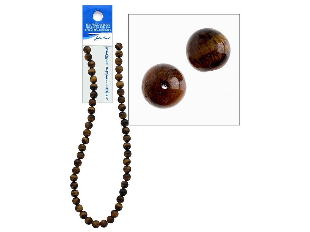 John Bead SP 8mm Tiger Eye Natural