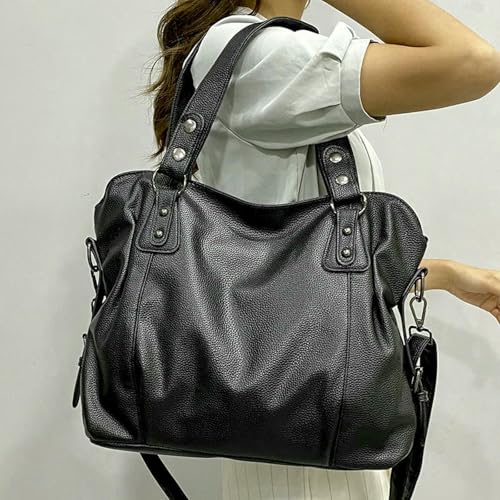 Women Tote Bag Women'S Retro Shoulder Commuter Bag Handbag Crossbody Large Capacity Bag2